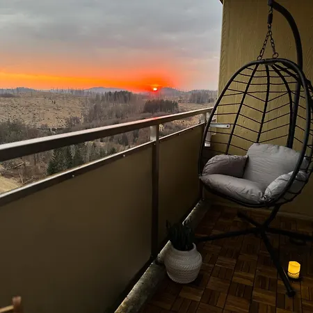 Apartment Wolfswarte, Panorama, Sauna, Schwimmbad